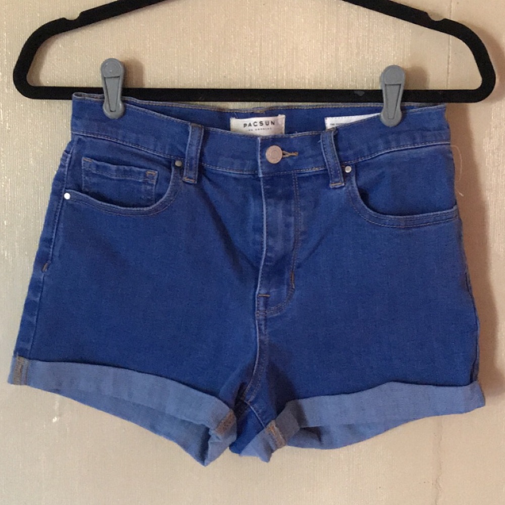 Denim shorts pacsun size 28 cuffed